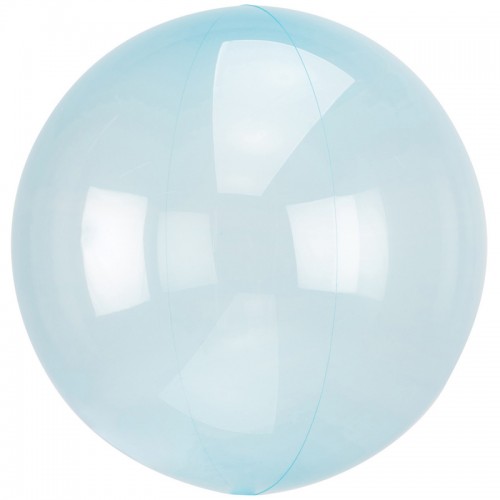 Balão Orbz Transparente Azul